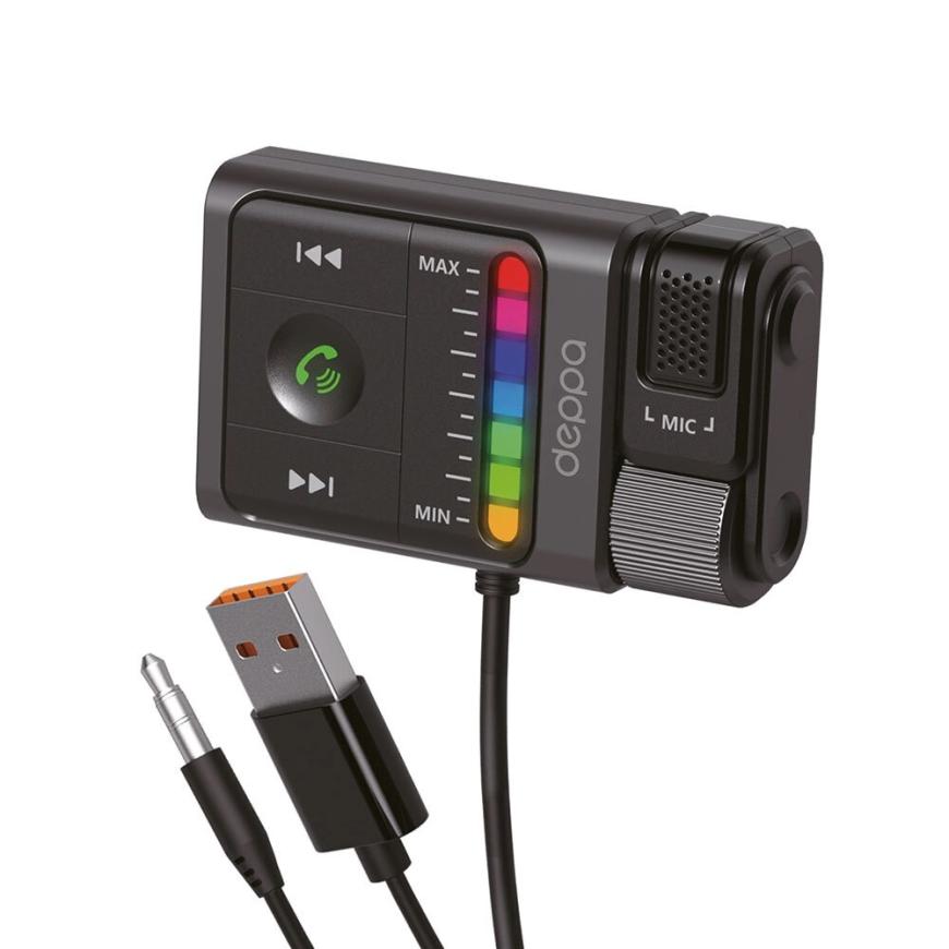 Bluetooth-адаптер (аудио приёмник) Deppa Receiver Car Kit (3,5 мм TRS)