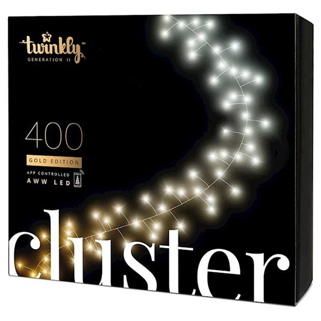Умная гирлянда «Скопление» Twinkly Cluster, Gold + Silver (6 м, 400 светодиодов)