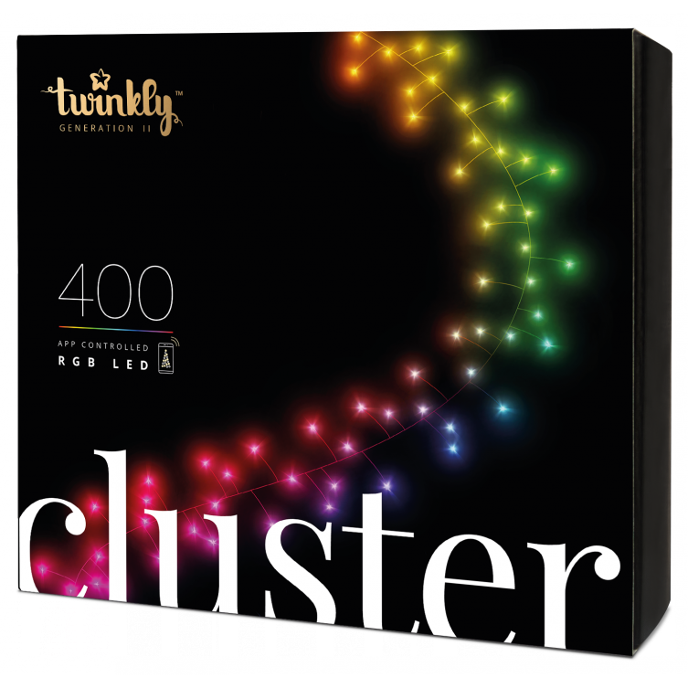 Умная гирлянда «Скопление» Twinkly Cluster, RGB (6 м, 400 светодиодов)