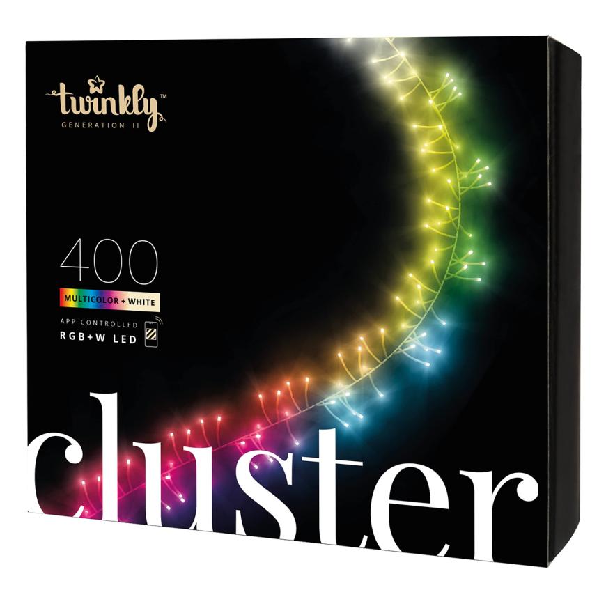 Умная гирлянда «Скопление» Twinkly Cluster, RGB + W (6 м, 400 светодиодов)