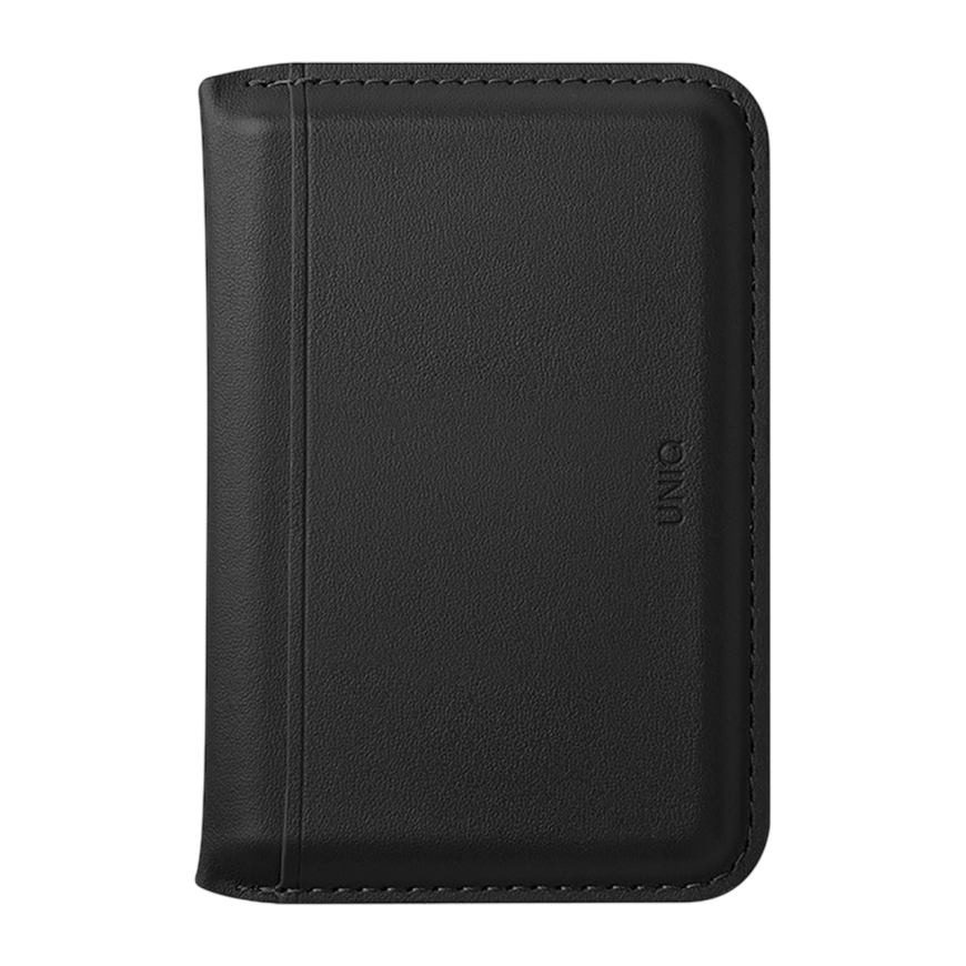 Кожаный чехол-бумажник MagSafe с подставкой Uniq Lyden DS Wallet