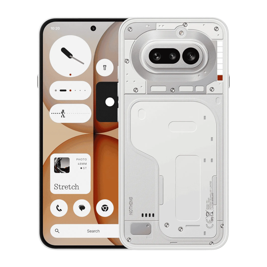 Смартфон Nothing Phone (4a) 12 ГБ + 256 ГБ (Белый | White) (версия Global)