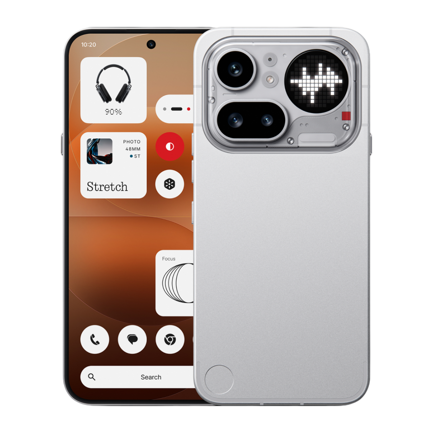 Смартфон Nothing Phone (4a) Pro 8 ГБ + 128 ГБ (Серебристый | Silver) (версия Global)