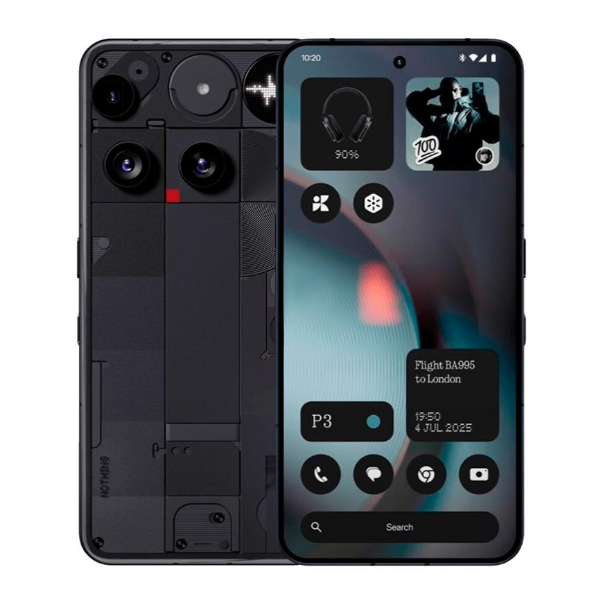 Смартфон Nothing Phone (3) 12 ГБ + 256 ГБ (Чёрный | Black) (версия Global)