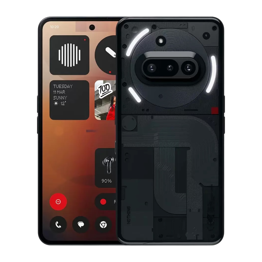 Смартфон Nothing Phone (3a) 12 ГБ + 256 ГБ (Чёрный | Black) (версия Global)